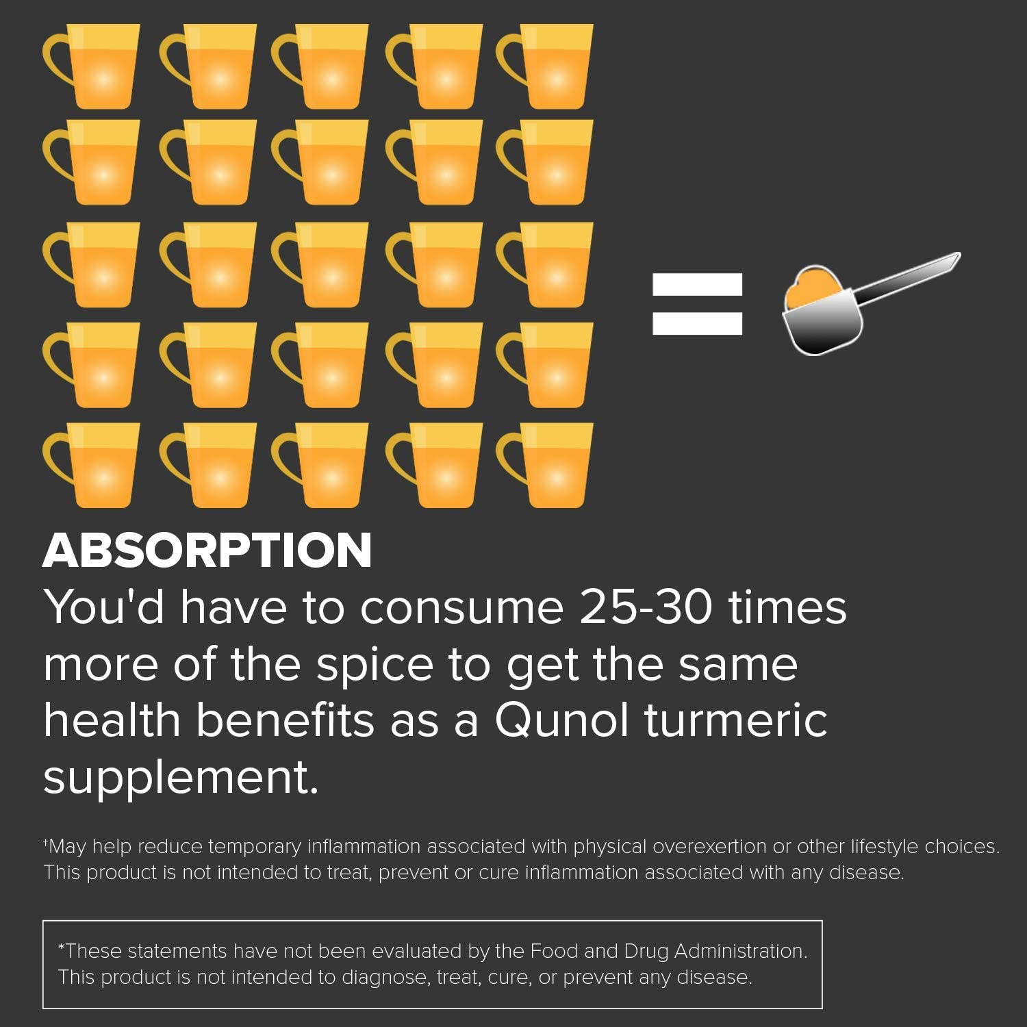 Qunol Turmeric Curcumin, Turmeric Powder, Instant Drink Mix Packets, Orange, Ultra Absorption, 500mg