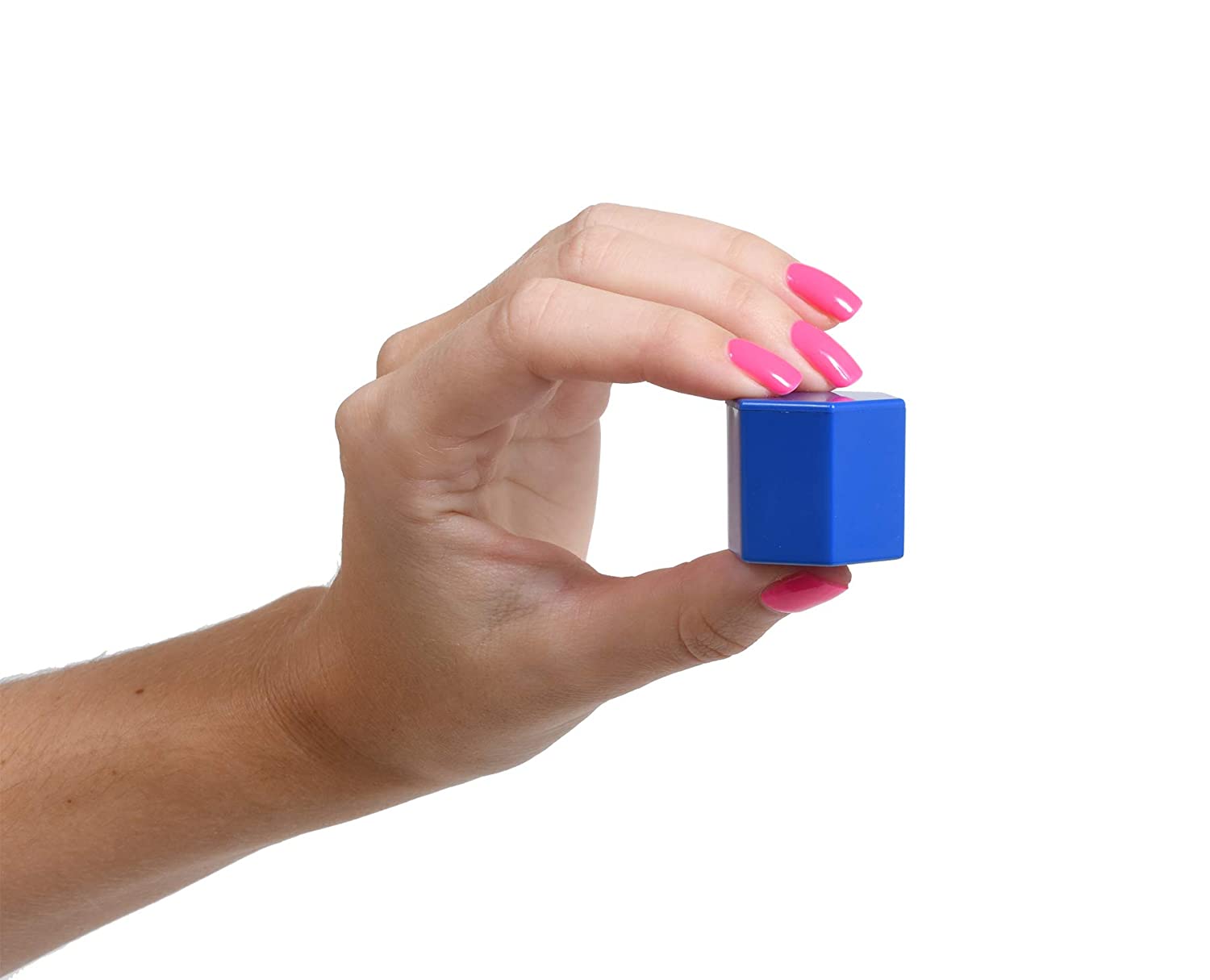 edxeducation Mini Geometric Solids - Set of 40 - 3D Shapes for Math & Geometry - Multicolored Math M