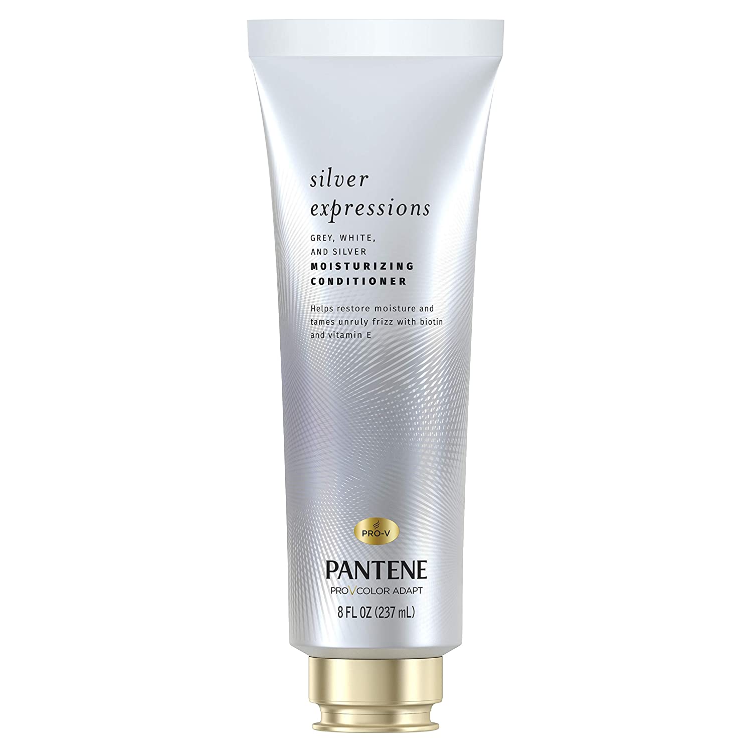 Pantene Silver Expressions Moisturizing Sulfate Free Conditioner, for Gray/SilverWhite Dyed and Colo