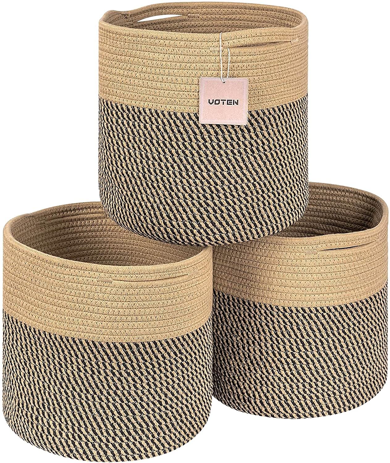 voten Storage Cubes Baskets Bins Organizer 11x11x11'' Fit 12x12''Cube Storage Organizer Bookcases Sh