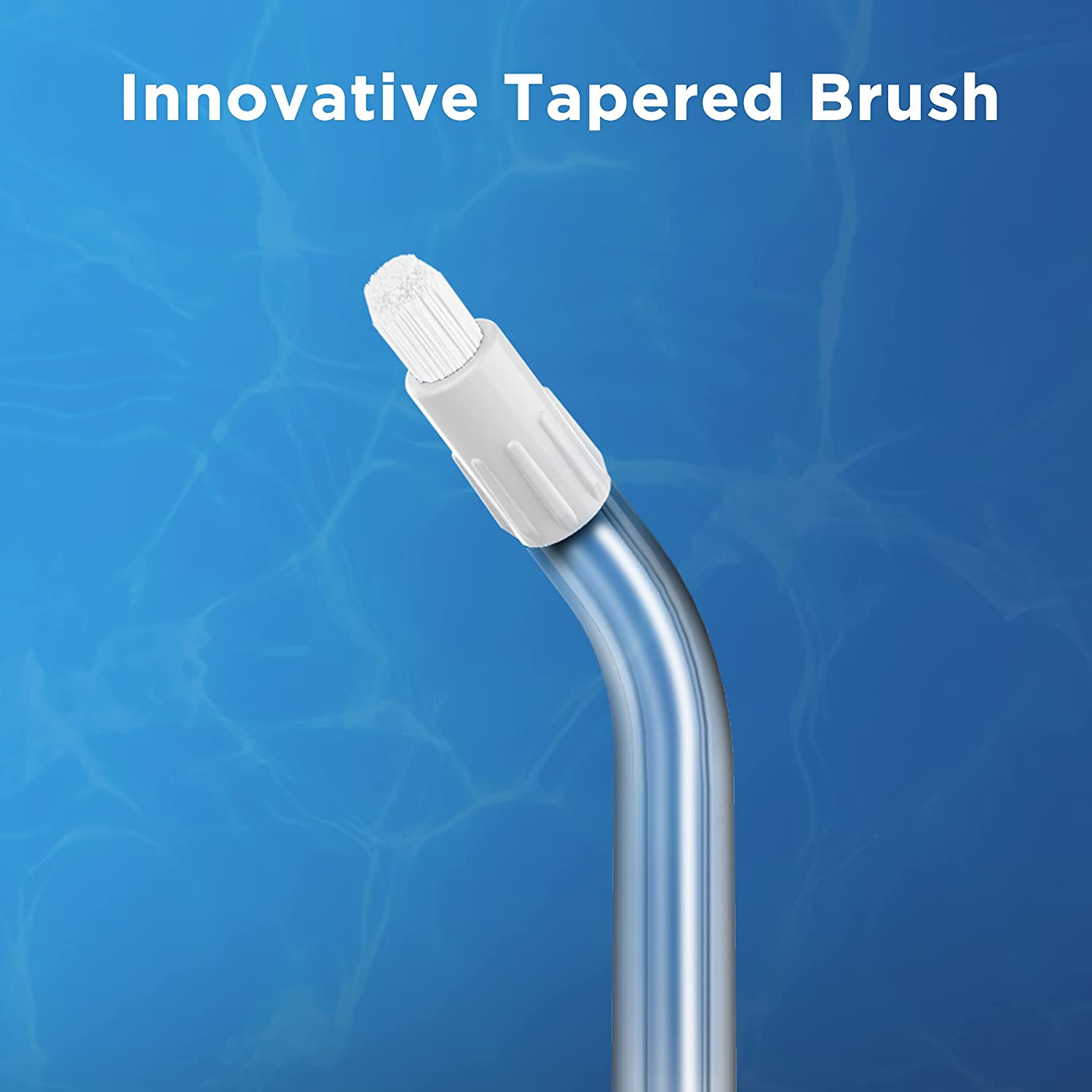 Replacement Tips for Waterpik Water Flosser (6 Orthodontic Tips & Storage Case Bundle)