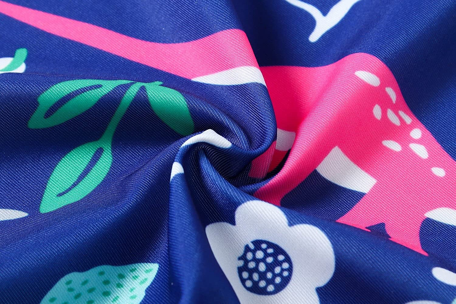 FreeLu Baby Girls' One Piece Cartoon Swimsuit Animal Print Bathing Suit Ruffles Swimwear Cute Baby B