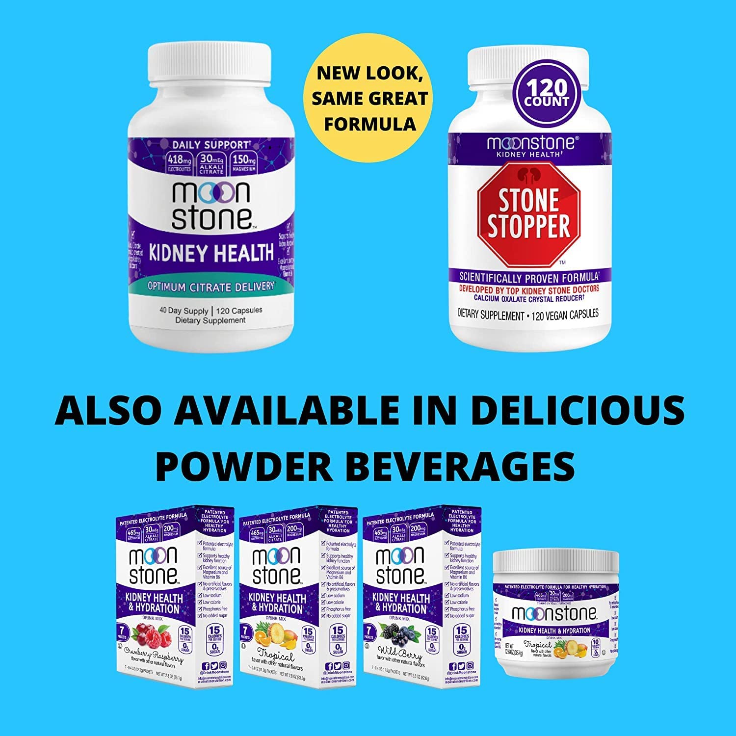 Kidney Stone Stopper Capsules Kidney Cleanse & Support for Stones