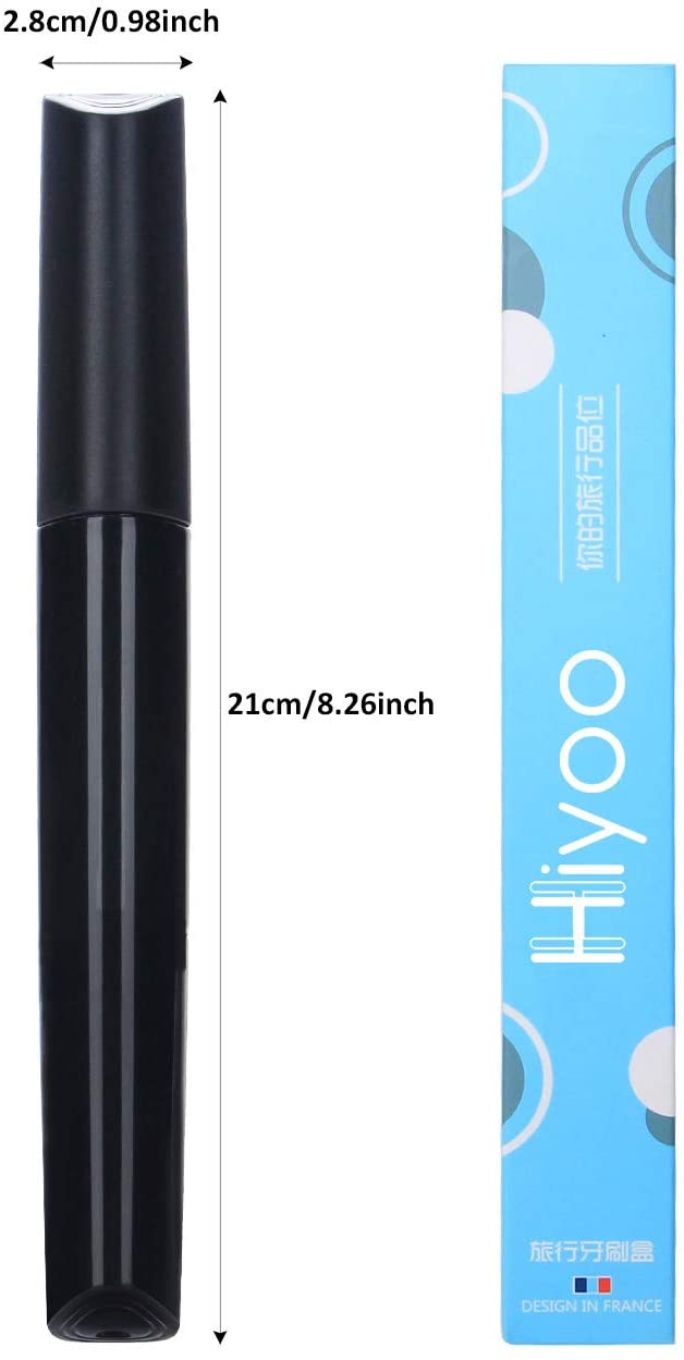 Toothbrush Travel Case, Plastic Container Toothbrush Holder Brushes Box Breathable Design with Air H