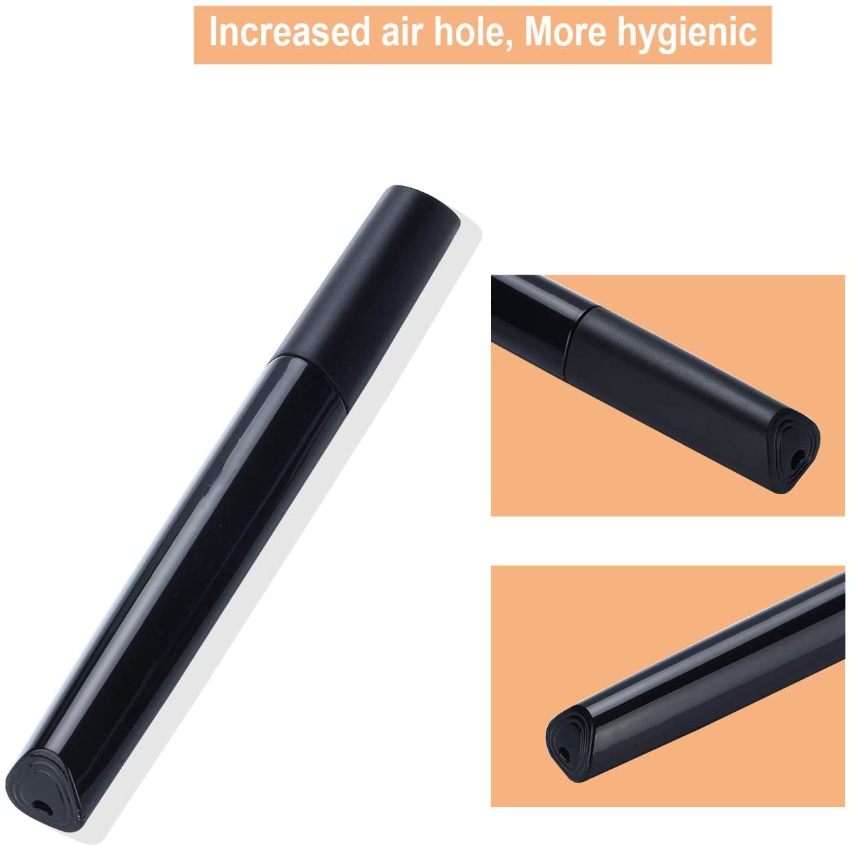 Toothbrush Travel Case, Plastic Container Toothbrush Holder Brushes Box Breathable Design with Air H