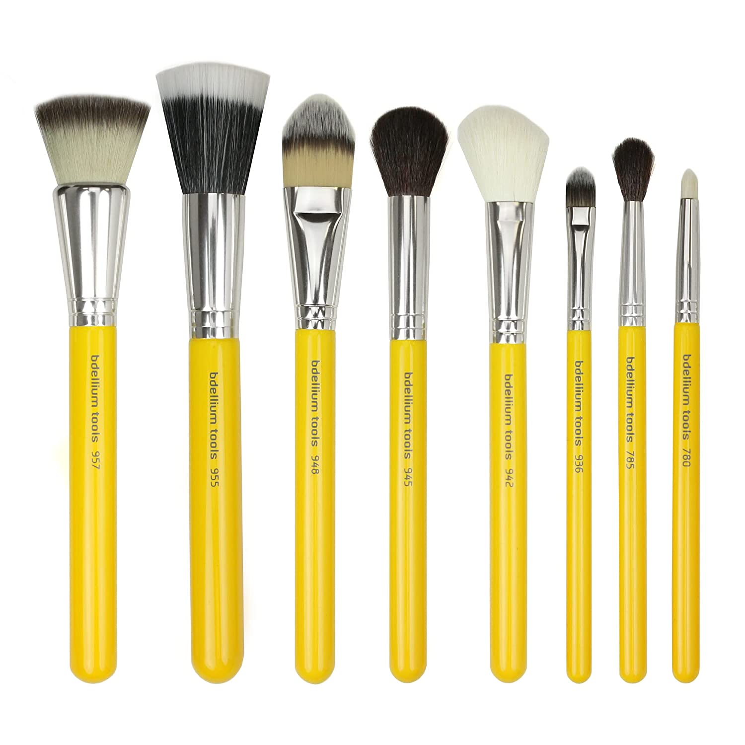 Bdellium Tools Professional Makeup Brush Studio Series - Luxury 24Pc. Brush Set with Roll-Up Pouch