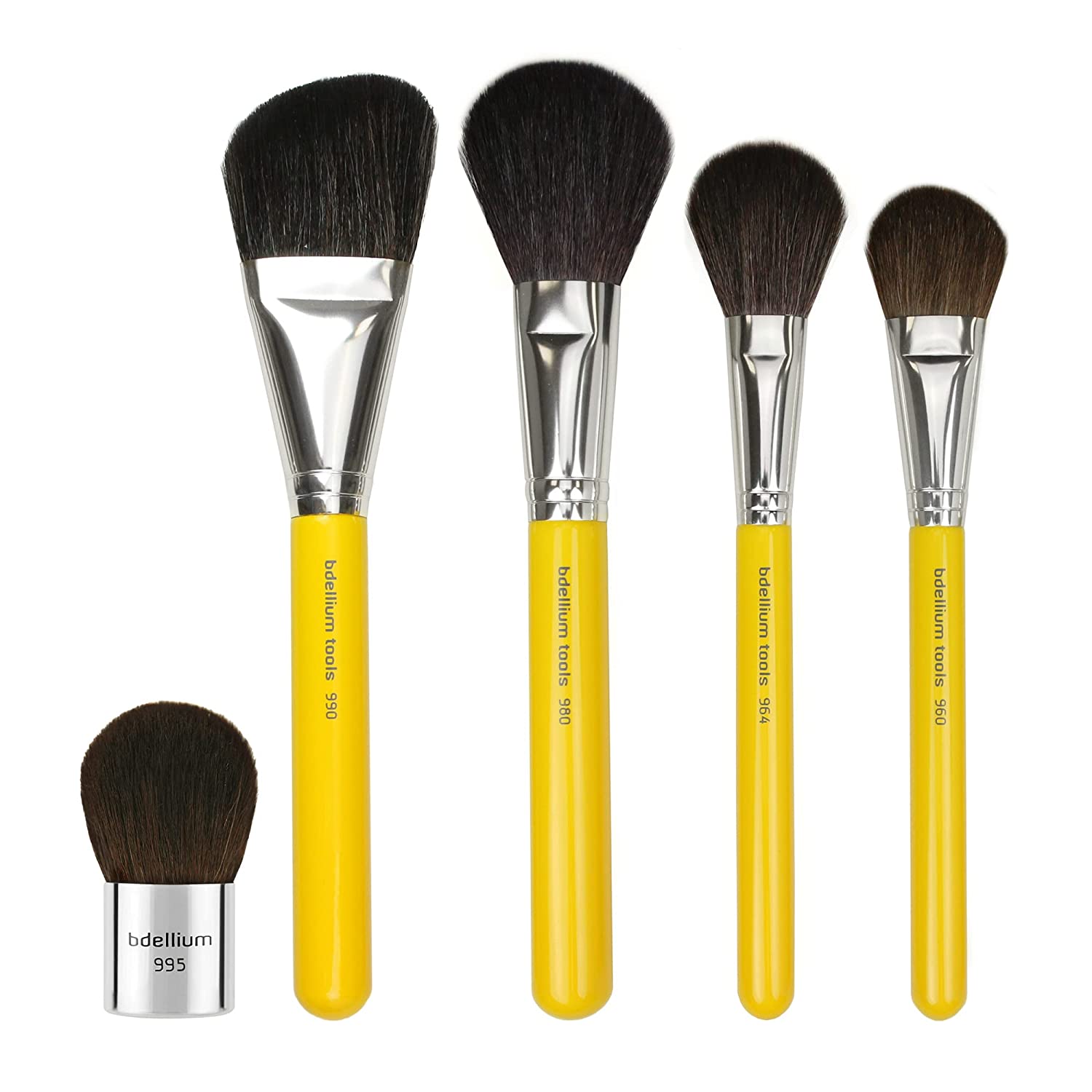 Bdellium Tools Professional Makeup Brush Studio Series - Luxury 24Pc. Brush Set with Roll-Up Pouch