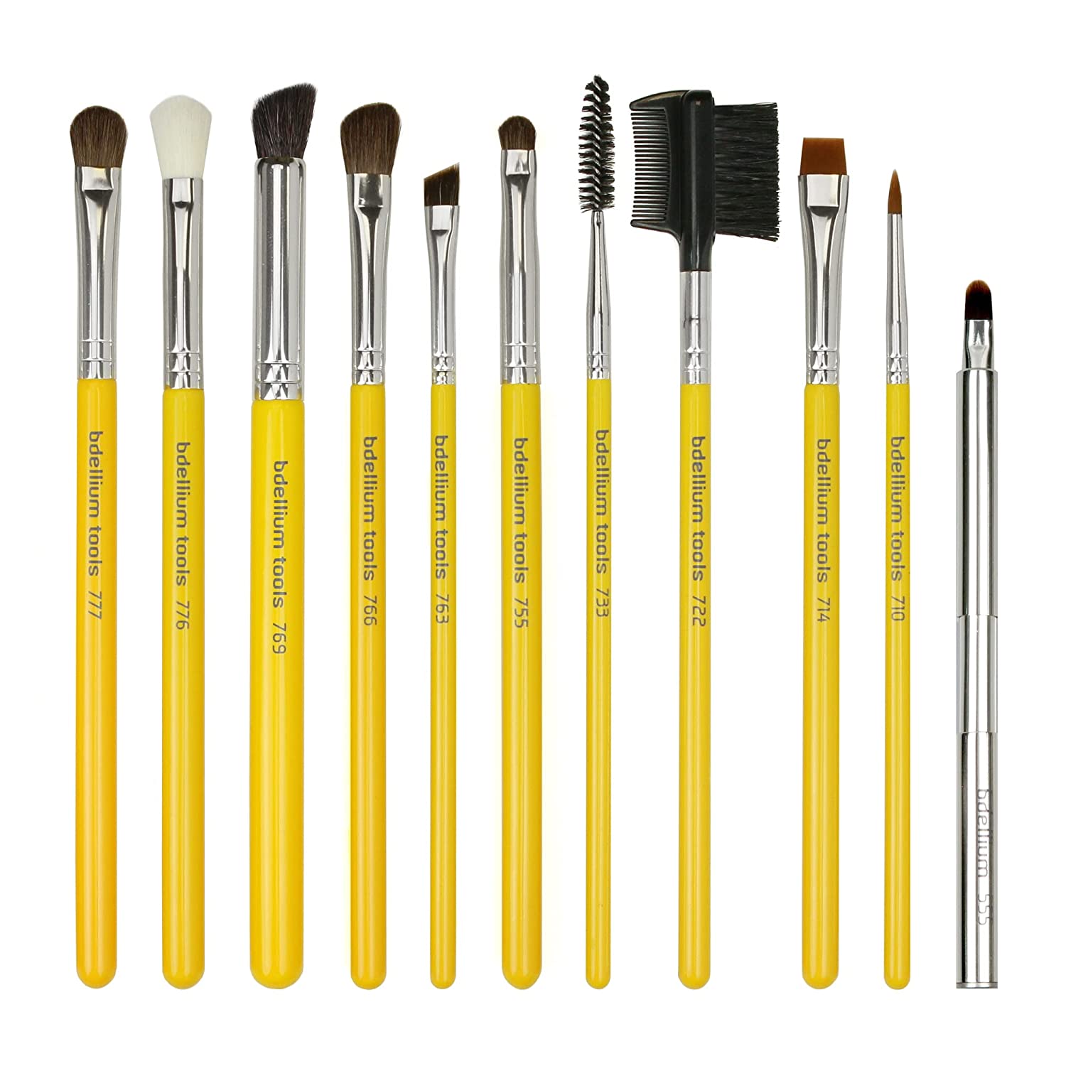 Bdellium Tools Professional Makeup Brush Studio Series - Luxury 24Pc. Brush Set with Roll-Up Pouch