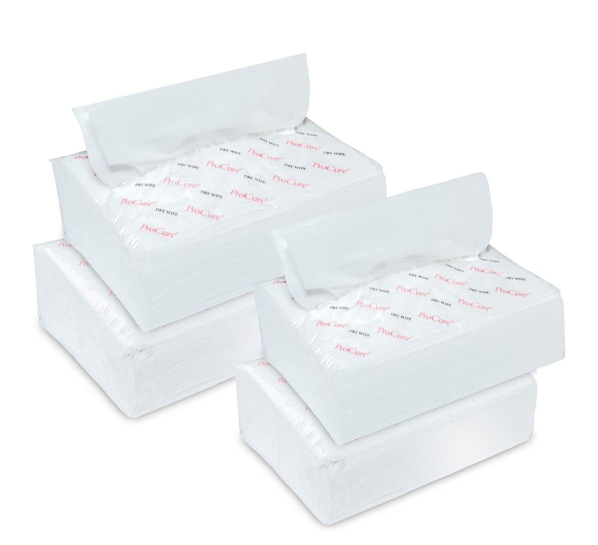 Ultra Soft Dry Wipes for Baby and Adults, 200 Count - Convenient Dispenser Pack - 11.5