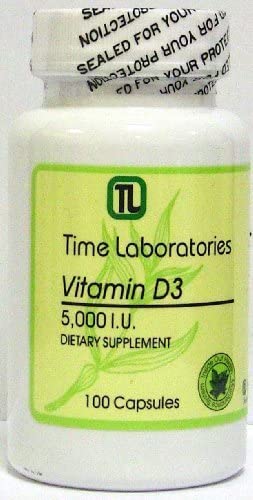 Vitamin D3 5,000 IU Capsules