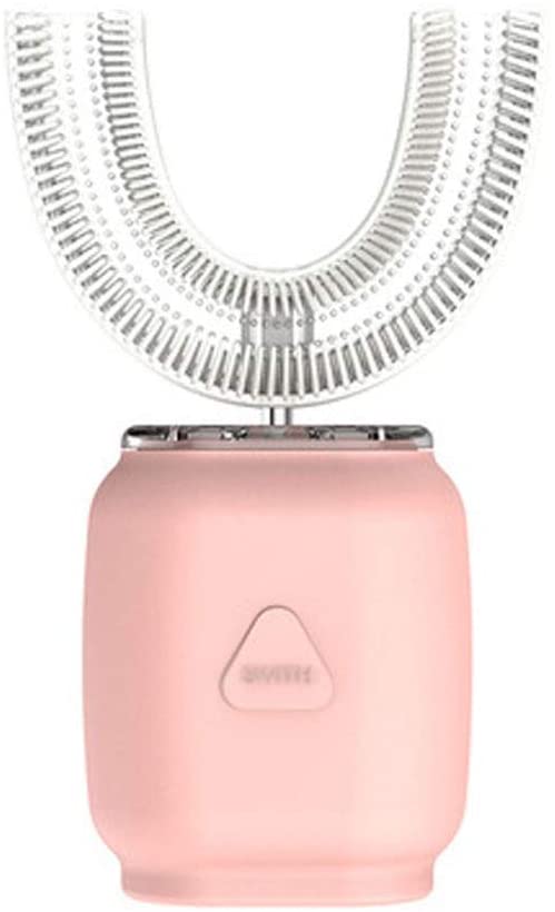 WCN Toothbrushes Electric Sonic Automatic Toothbrush Adults and Teens Mouth 360 Degrees U Type White