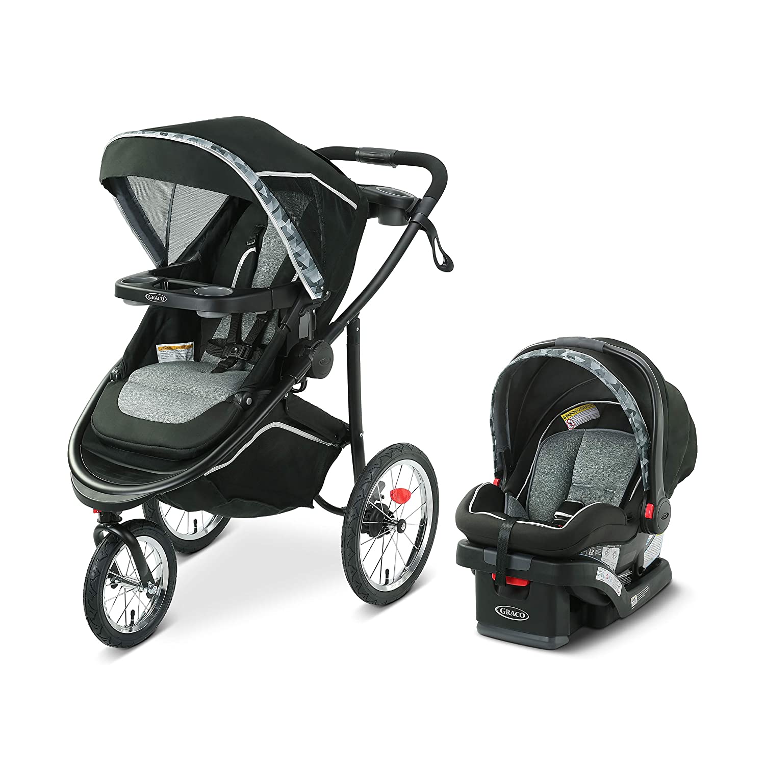 Graco Modes Jogger 2.0 Travel System | Includes Jogging Stroller and SnugRide SnugLock 35 LX Infant