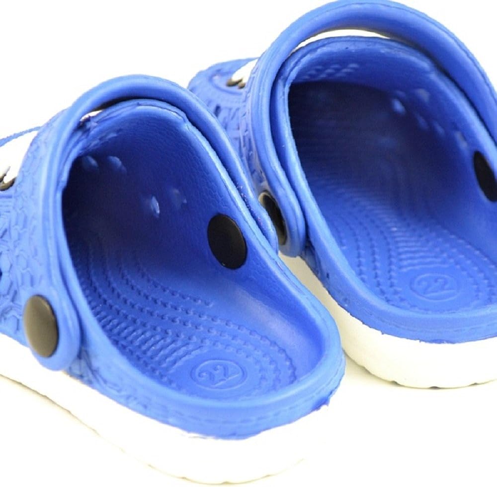 Hooyi Summer Hole Children Sandals EVA Boys Slippers (27(6.304Inch), Blue)