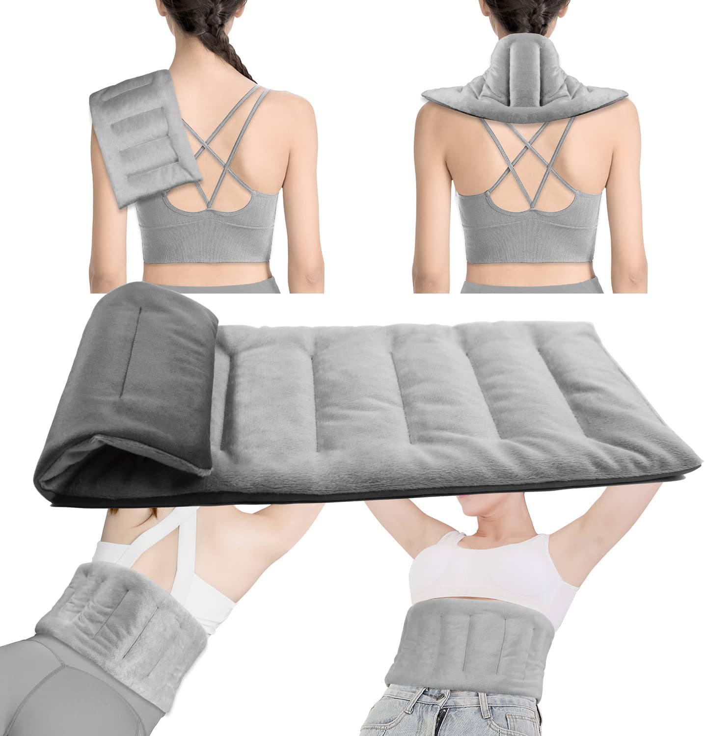 Microwavable Heating Pad for Pain Relief,6.7 x19.3