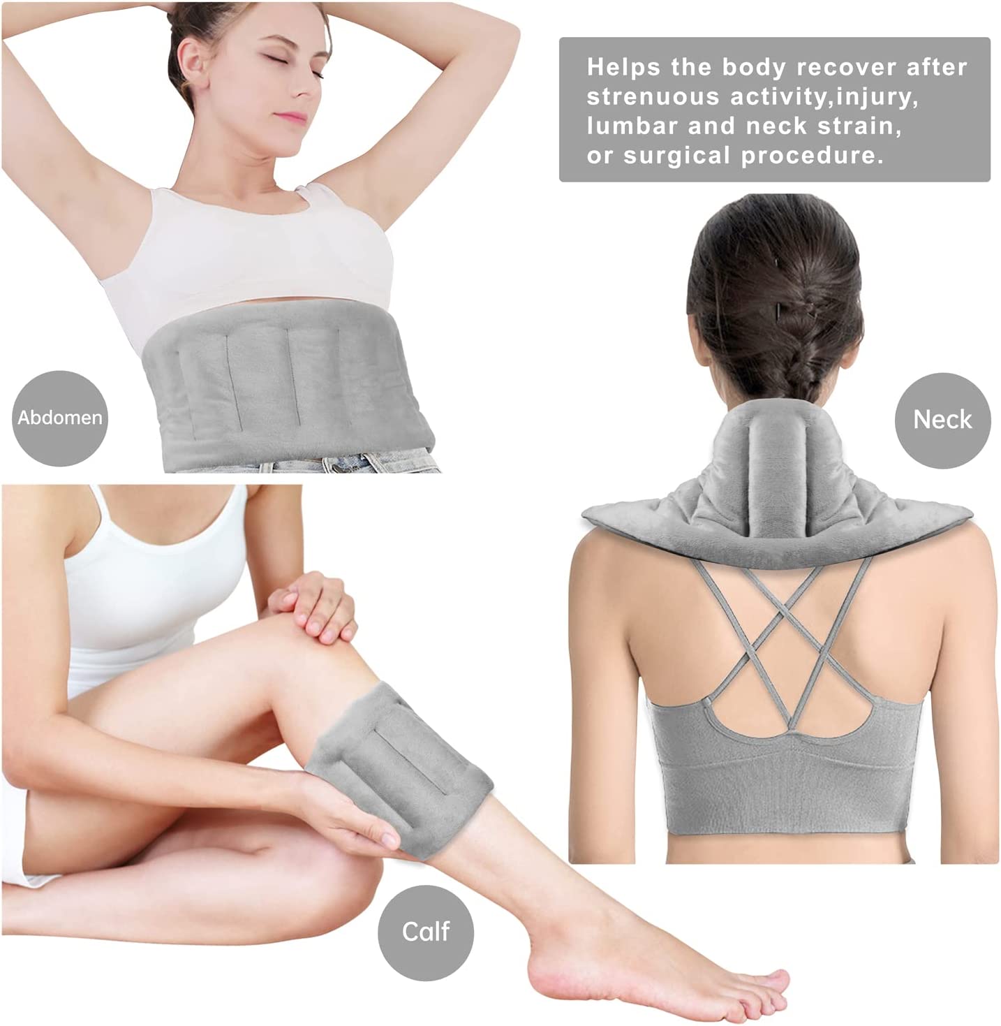 Microwavable Heating Pad for Pain Relief,6.7 x19.3