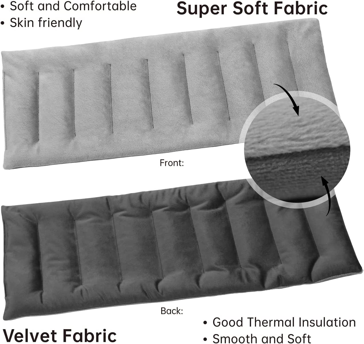 Microwavable Heating Pad for Pain Relief,6.7 x19.3