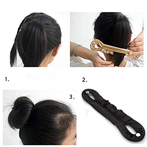 Magic Donut Bun Maker Tool Set of 6 Perfect Bun Making Tool Women Fashion French Hair Styling Hair T