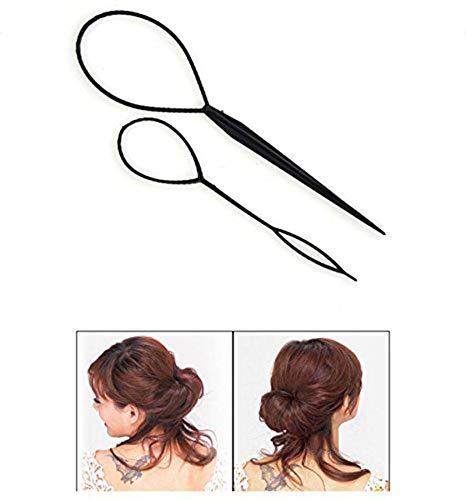 Magic Donut Bun Maker Tool Set of 6 Perfect Bun Making Tool Women Fashion French Hair Styling Hair T