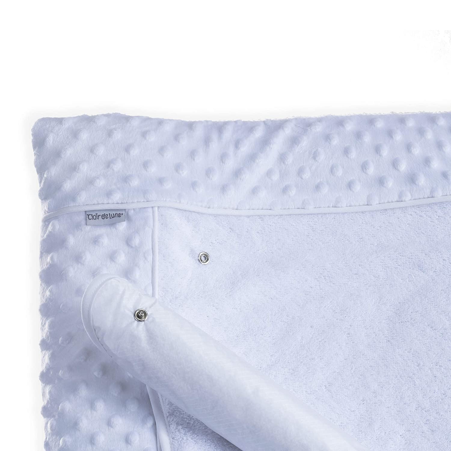 Clair de Lune Dimple Luxury Changing Mat (White)