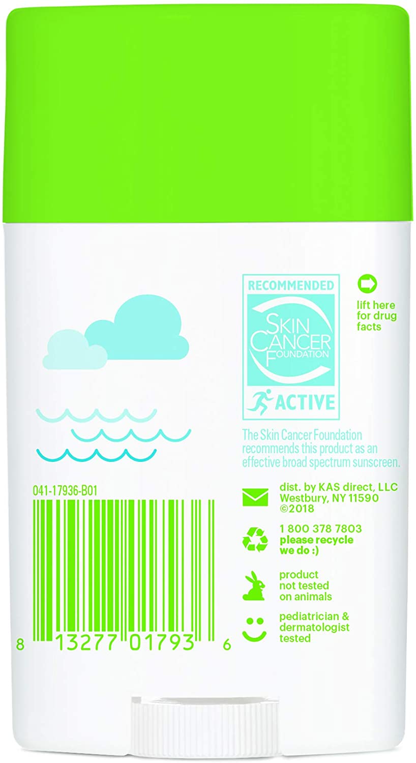Babyganics SPF 50 Travel Size Kids Sunscreen Stick UVA UVB Protection | Water & Sweat Resistant |Non