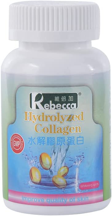 Rebeca Hydrolyzed Collagen 60 Capsules, Made in USA