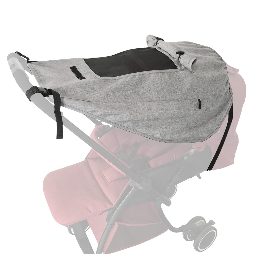Pram Sunshade Sun Cover, Sun Shade Stroller for Baby, Universal Waterproof Stroller Sunshade Cover A