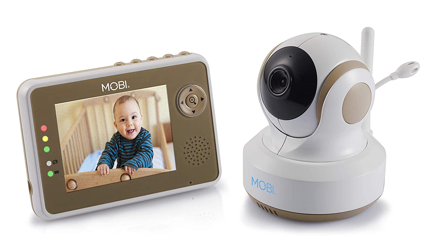 MobiCam DXR-M1 Baby Monitoring System with Smart Auto Tracking, Night Vision, Remote Pan & Tilt, Lul