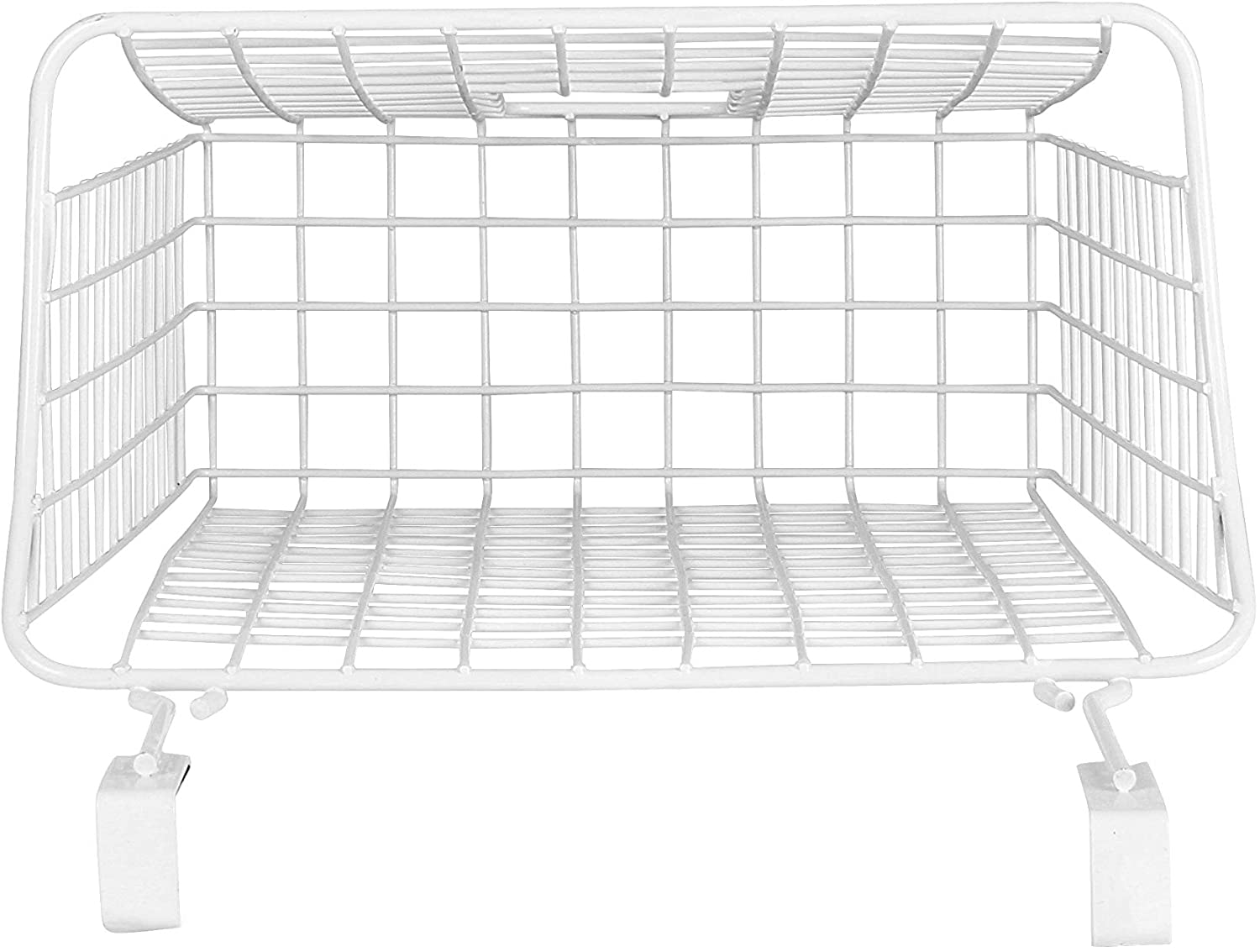 Spectrum Grid Over-The-Cabinet Dispenser Plastic Holder for Kitchen Storage & Organization, Under Si
