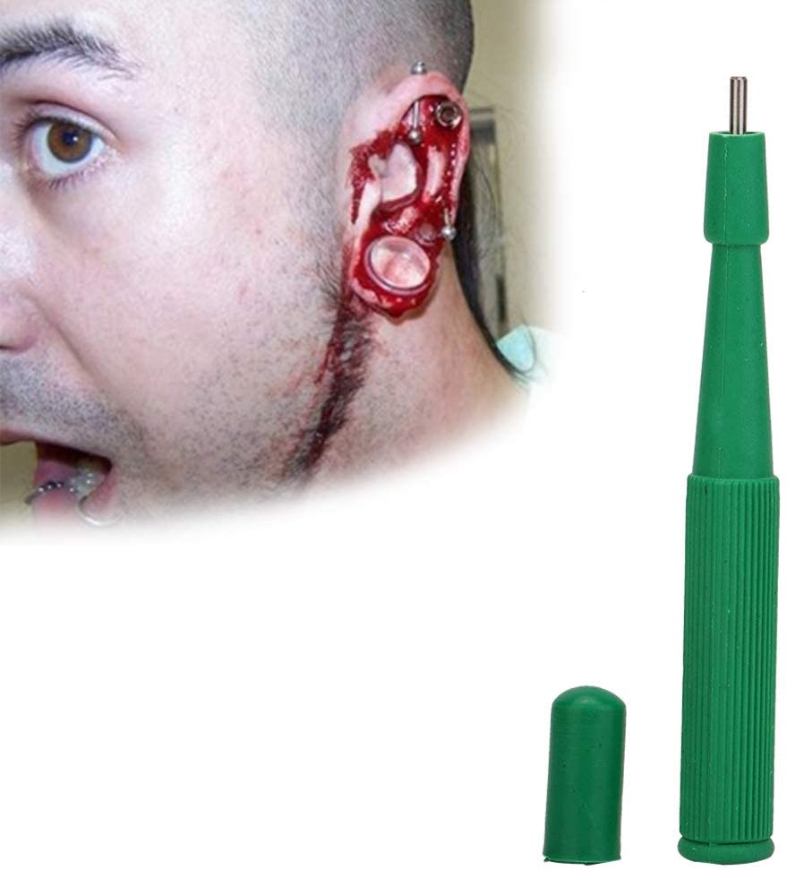 Qinlorgo Disposable Sterilized Biopsy Dermal Punches Stainless Steel Skin Piercing Tool Piercing Sup