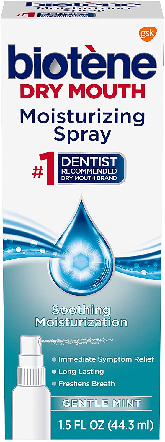 Biotene Moisturizing Dry Mouth Spray, Moisturizing Spray for Dry Mouth