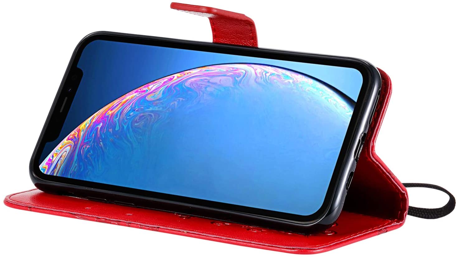 Amocase Wallet Leather Case with 2 in 1 Stylus for iPhone 11 Pro 5.8