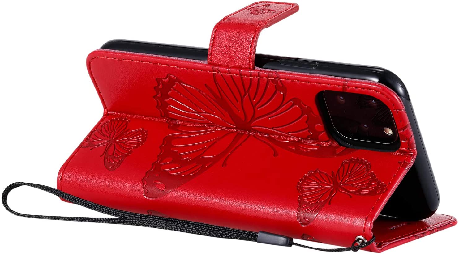 Amocase Wallet Leather Case with 2 in 1 Stylus for iPhone 11 Pro 5.8