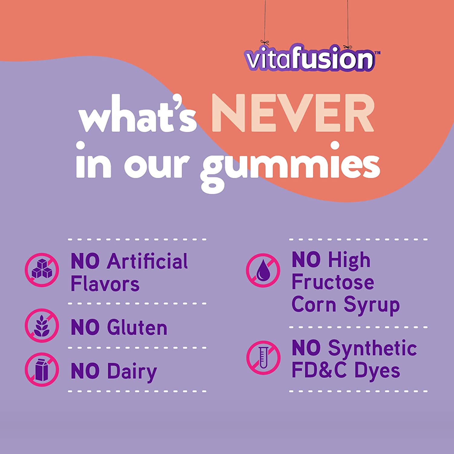 Vitafusion MultiVites Gummies Vitamins for Adults Berry, Peach and Orange - 150 ct, Pack of 2