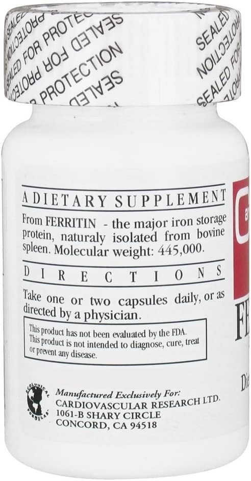 Ferritin - Iron Storage Protein 60 Capsules 5 MG