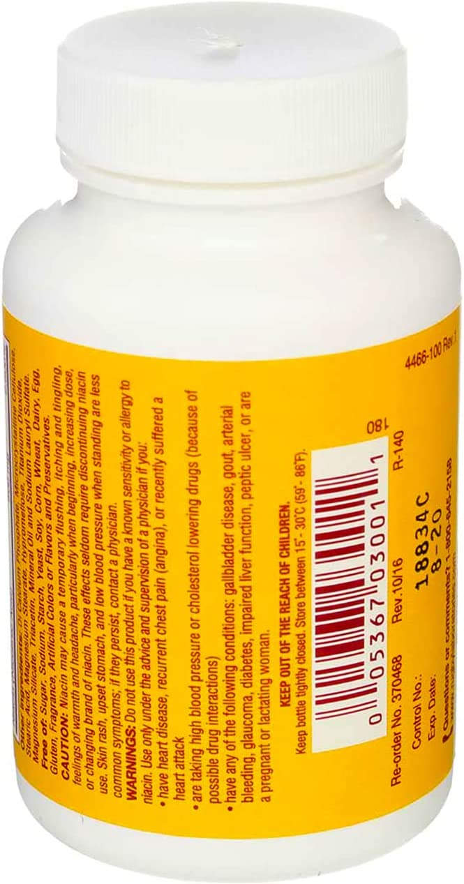 Rugby Niacin 500mg Timed Release Captabs 100ct (3)