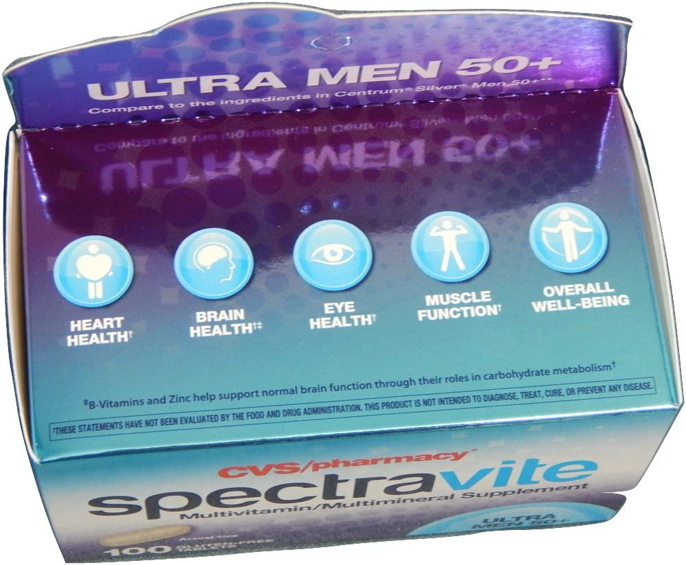 CVS Pharmacy Spectravite Ultra Men 50+ Multivitamin Multimineral