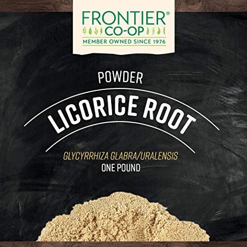 Frontier Co-op Licorice Root Powder, Kosher | 1 lb. Bulk Bag | Glycyrrhiza glabra/uralensis