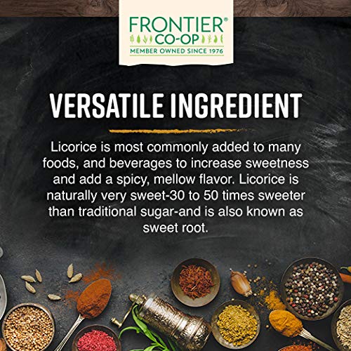 Frontier Co-op Licorice Root Powder, Kosher | 1 lb. Bulk Bag | Glycyrrhiza glabra/uralensis