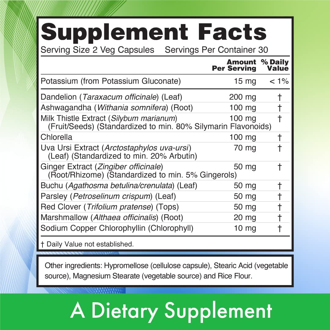 Nutri Plus Fit +Cleanse A.M. Detox Formula 60 Veg Capsules