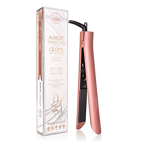 ALMOST FAMOUS Professional Hair Straightener Flat Iron Pro for Hair Styling, Tourmaline Ceramic Pane