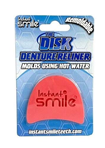 Complete Denture Repair Kit and Reliner Disk with Denture Cream Re-Liner reline