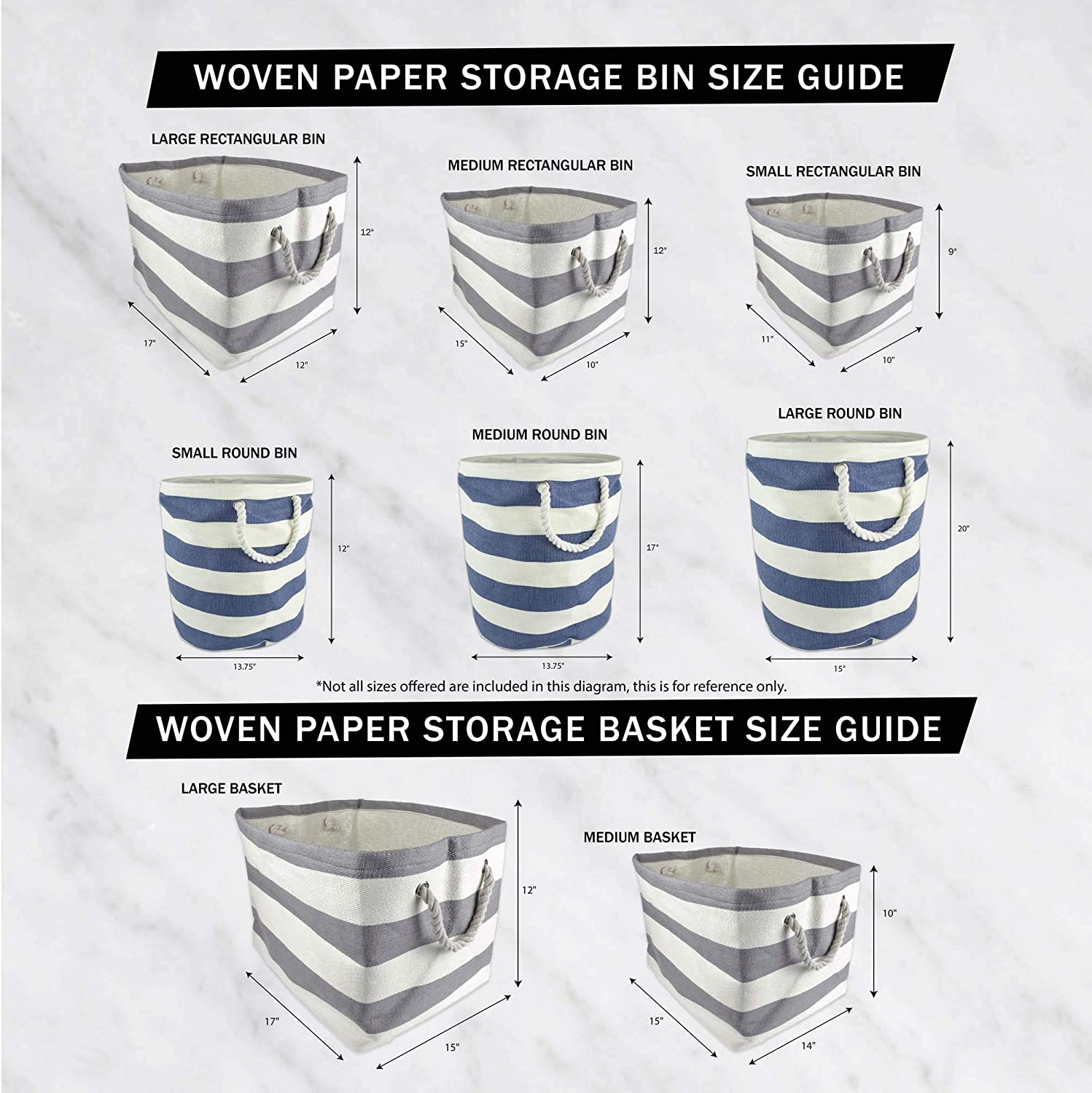 DII Oversize Woven Paper Storage Basket or Bin, Collapsible & Convenient Home Organization Solution 