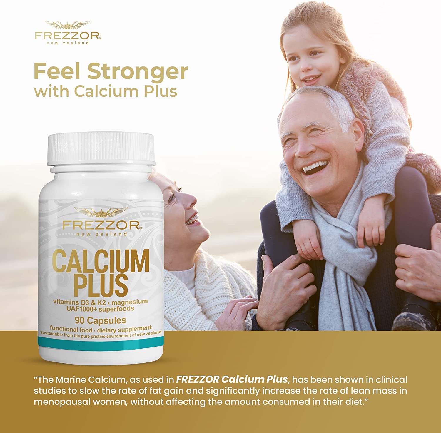 FREZZOR Astaxanthin Black + FREZZOR Calcium Plus Combo-Pack, 12mg Astaxanthin Supplement, Antioxidan