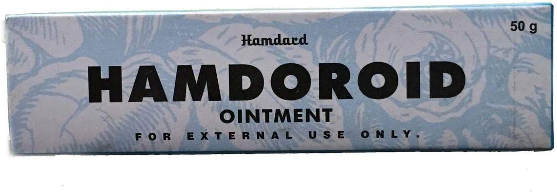 Hamdard Hamdoroid Ointment Pack Of 2 (50 gm. Each)