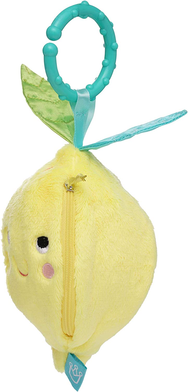 Manhattan Toy MiniApple Farm Lemon Baby Travel Toy with Rattle