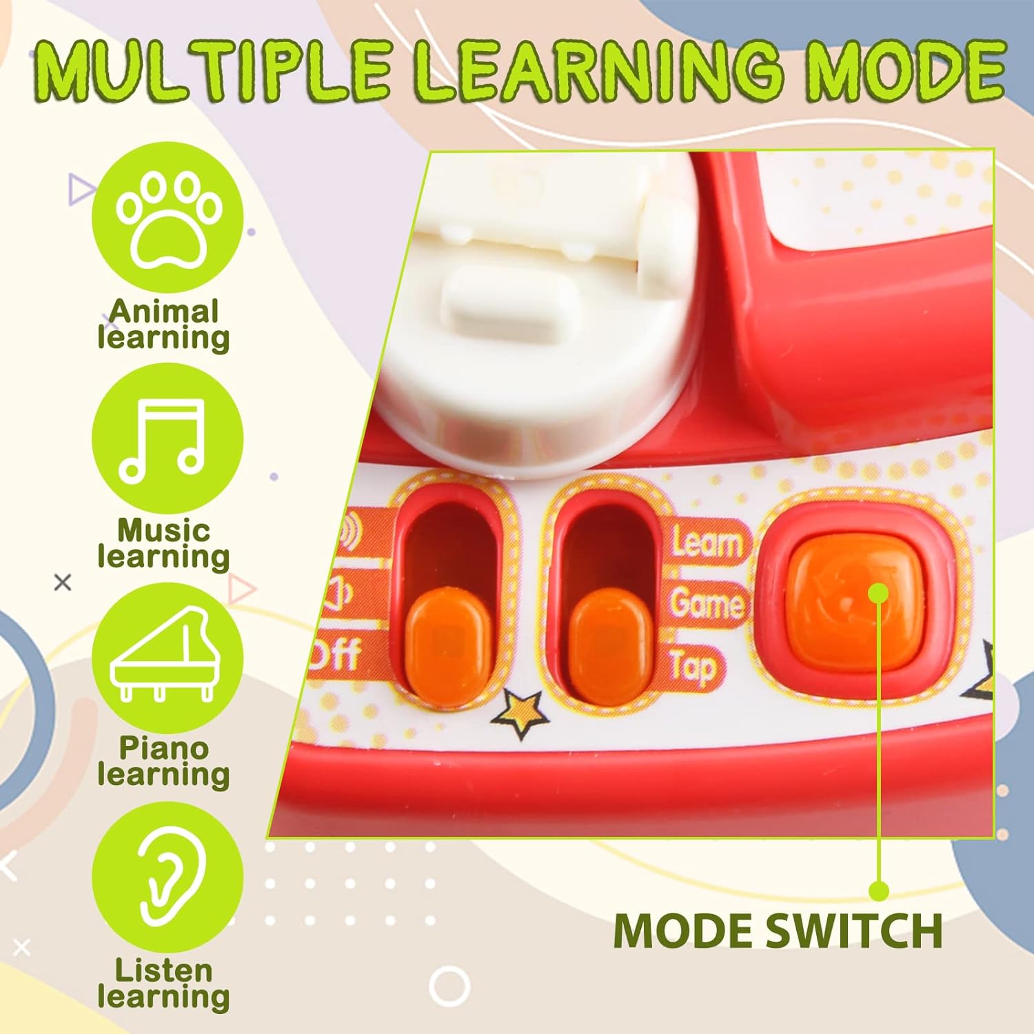Whack A Tiger Mole Game for Kids, Electronic Arcade Game Toys for 3 4 5 6 7 Year Old Boys & Girls Ha