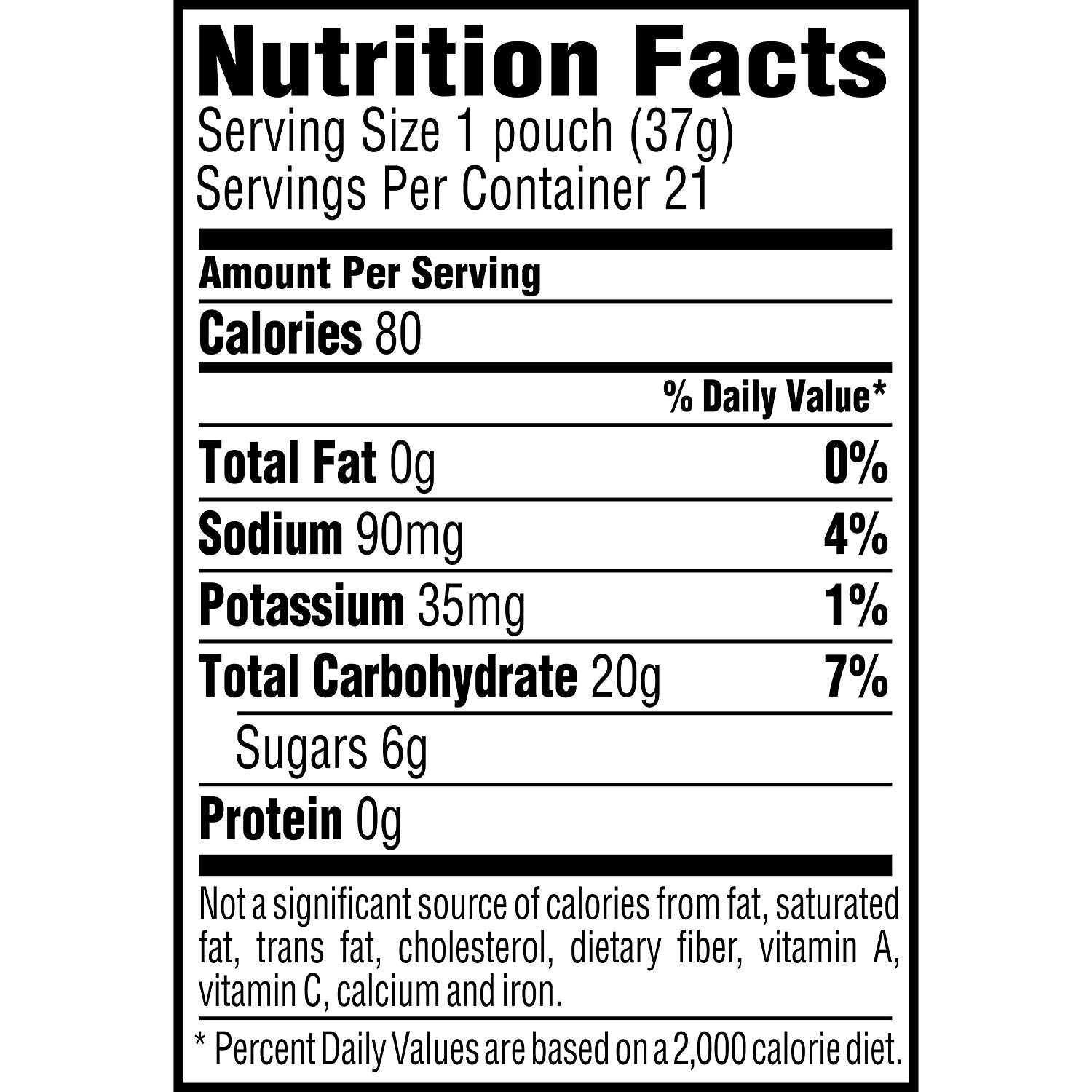 Gatorade Endurance Energy Gel, Mango, 1.3 Oz Pouches, Pack of 21