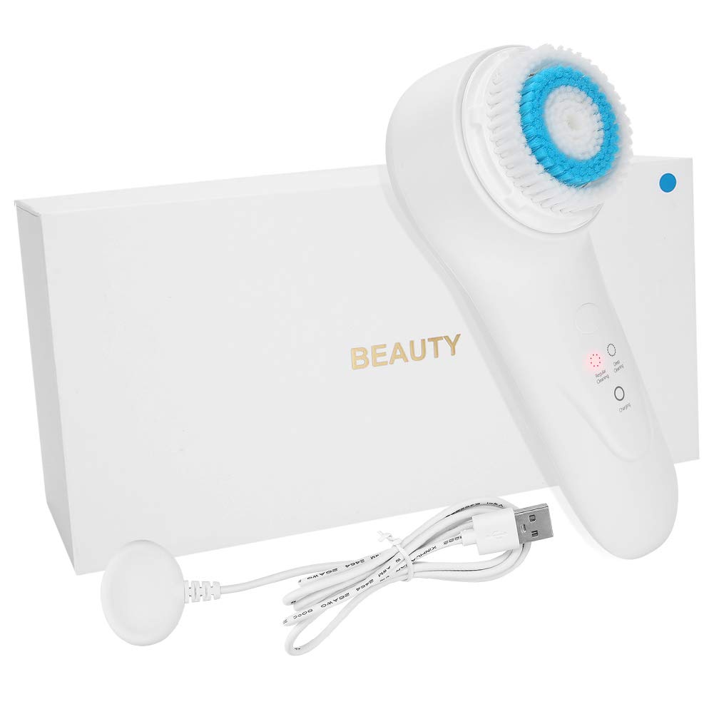 Electric Facial Cleansing Brush, Dual Mode Waterproof Convenient Sonic Micro‑Vibration Massage Fac