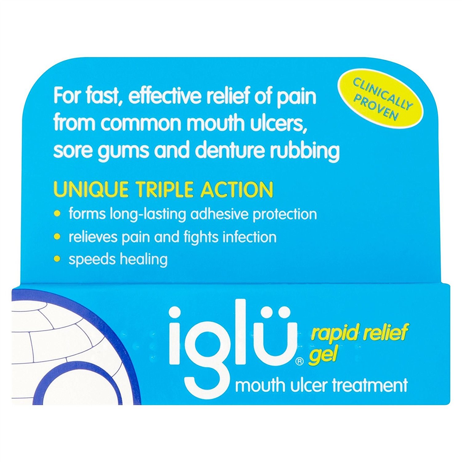 Iglu Rapid Relief Gel Mouth Ulcer Treatment x 8g