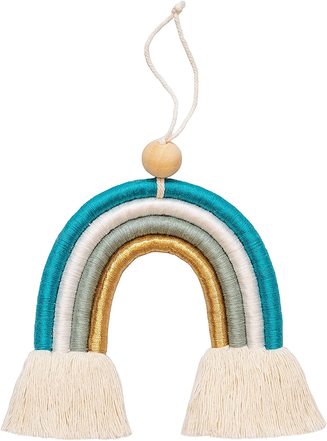 Mila Millie Macrame Wall Hanging | Handmade Woven Tassel Ornament for Home or Nursery Baby Kids Room